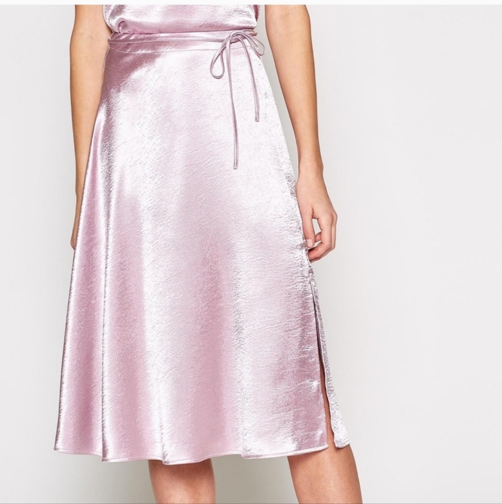 NWT Joie Alberic Gorgeous Pink Size 0 Shimmering Maxi Skirt!